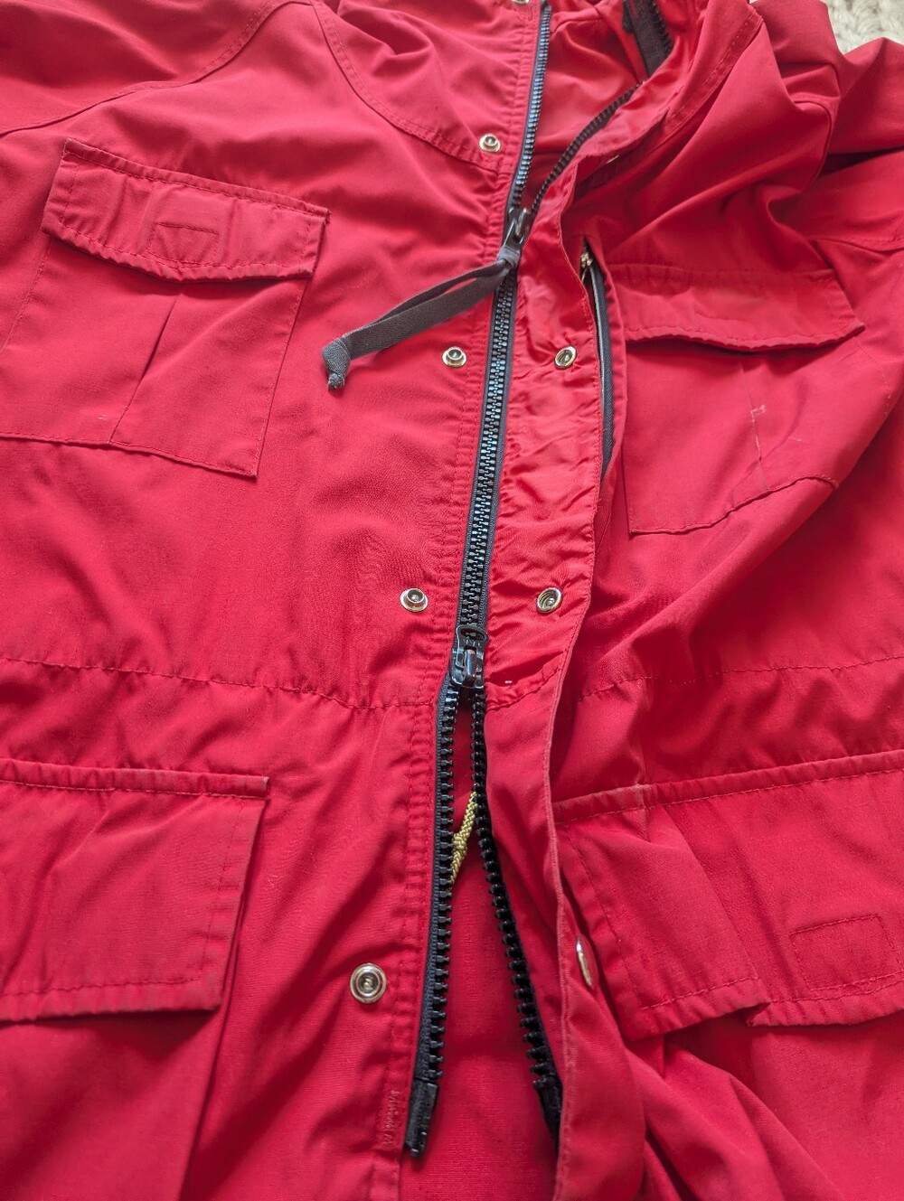 Vintage REI Double Zipper Rain Coat - Picture 6 of 6